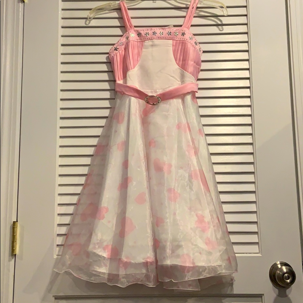 Adorable pink and white dress from new kids llc